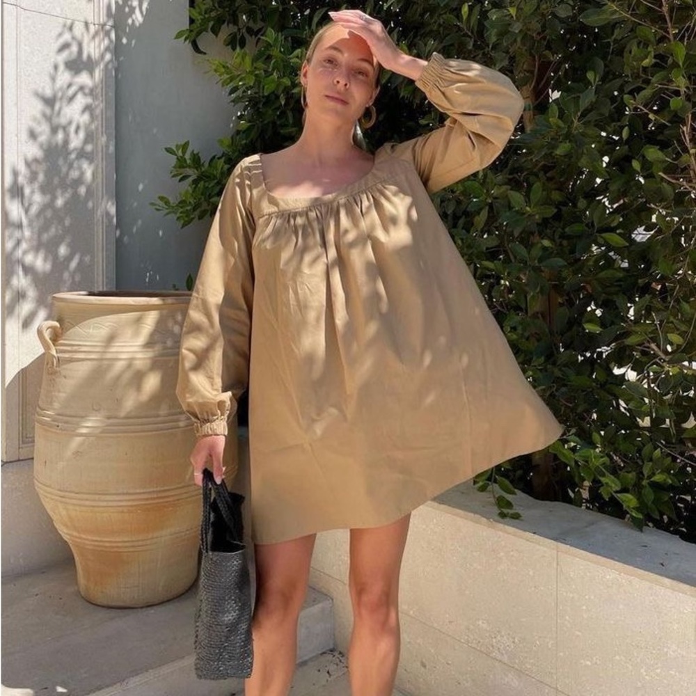 Sarah Scoop-Neck Mini Dress